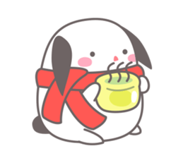 Chubby rabbit sticker #11731592