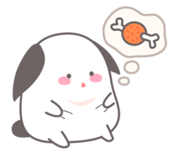 Chubby rabbit sticker #11731593