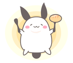 Chubby rabbit sticker #11731594