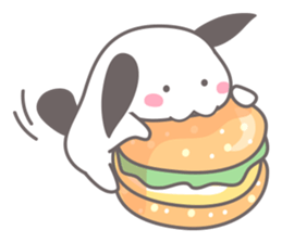Chubby rabbit sticker #11731595