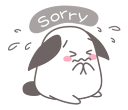 Chubby rabbit sticker #11731602
