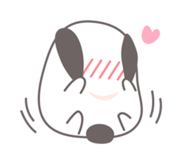 Chubby rabbit sticker #11731606