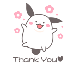 Chubby rabbit sticker #11731607