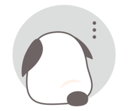 Chubby rabbit sticker #11731610