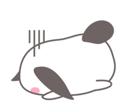 Chubby rabbit sticker #11731611