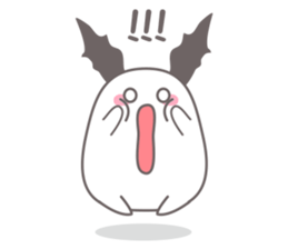 Chubby rabbit sticker #11731612