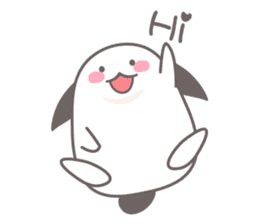 Chubby rabbit sticker #11731614