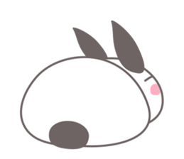 Chubby rabbit sticker #11731616