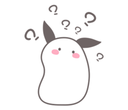 Chubby rabbit sticker #11731617