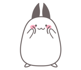 Chubby rabbit sticker #11731618
