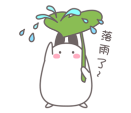 Chubby rabbit sticker #11731621