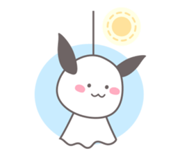 Chubby rabbit sticker #11731622