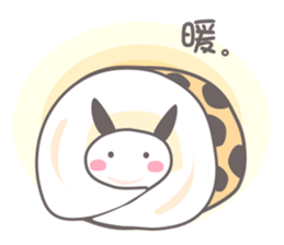 Chubby rabbit sticker #11731623