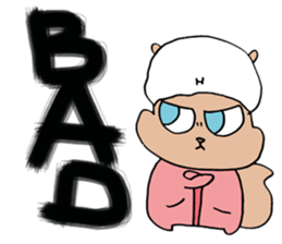 SQUIRREL HIP HOP OLD SCHOOL sticker #11731625