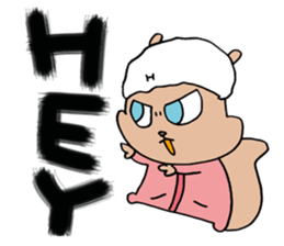 SQUIRREL HIP HOP OLD SCHOOL sticker #11731627