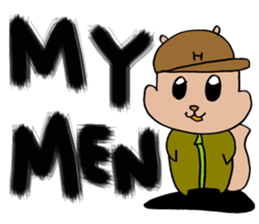 SQUIRREL HIP HOP OLD SCHOOL sticker #11731635