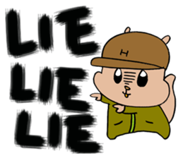 SQUIRREL HIP HOP OLD SCHOOL sticker #11731638