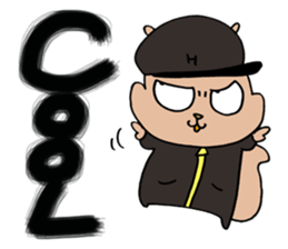 SQUIRREL HIP HOP OLD SCHOOL sticker #11731644