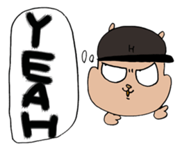 SQUIRREL HIP HOP OLD SCHOOL sticker #11731651