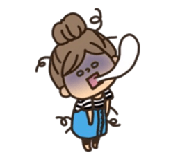 Border girl. sticker #11732048