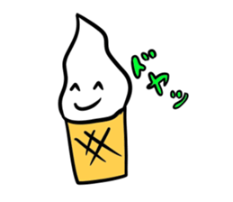 Ice Cream-kun sticker #11732696