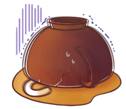 Sweet time Catppuccino sticker #11732800