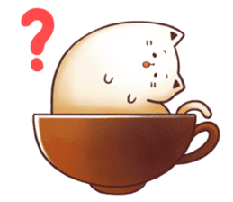 Sweet time Catppuccino sticker #11732804