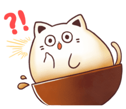 Sweet time Catppuccino sticker #11732805