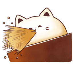 Sweet time Catppuccino sticker #11732807