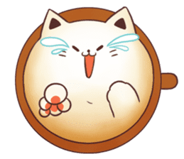 Sweet time Catppuccino sticker #11732811