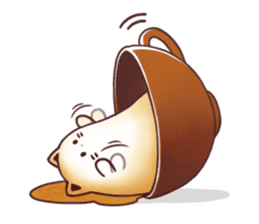 Sweet time Catppuccino sticker #11732813