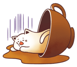 Sweet time Catppuccino sticker #11732814
