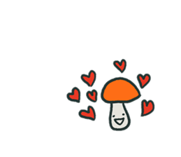 Tiny Mushrooms sticker #11733316