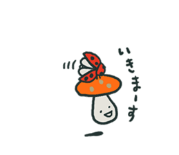Tiny Mushrooms sticker #11733318