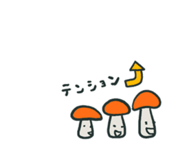 Tiny Mushrooms sticker #11733326