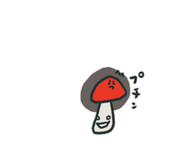 Tiny Mushrooms sticker #11733341