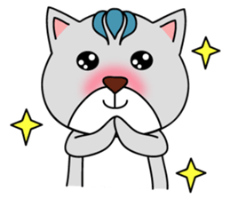 Hippie Cat & Ditzy Rabbit sticker #11733650