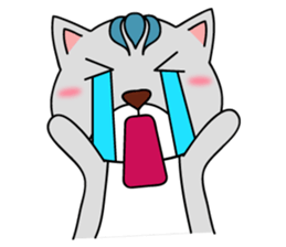 Hippie Cat & Ditzy Rabbit sticker #11733659