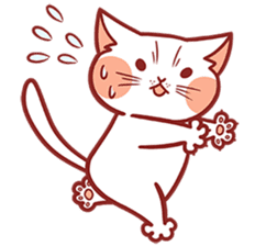 Ato's cats and squirrel. Chinese ver. sticker #11733744