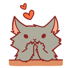 Ato's cats and squirrel. Chinese ver. sticker #11733755