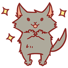 Ato's cats and squirrel. Chinese ver. sticker #11733757