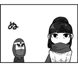 Ninja girl "Surume-chan" sticker #11734784