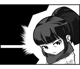 Ninja girl "Surume-chan" sticker #11734787