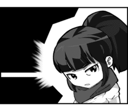 Ninja girl "Surume-chan" sticker #11734787