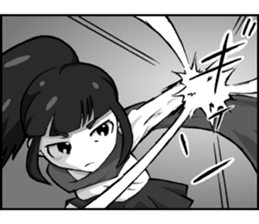 Ninja girl "Surume-chan" sticker #11734789