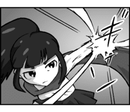 Ninja girl "Surume-chan" sticker #11734789