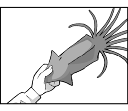 Ninja girl "Surume-chan" sticker #11734790