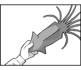 Ninja girl "Surume-chan" sticker #11734790