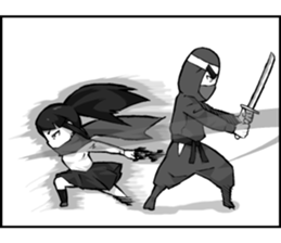 Ninja girl "Surume-chan" sticker #11734793