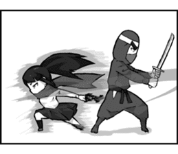 Ninja girl "Surume-chan" sticker #11734793